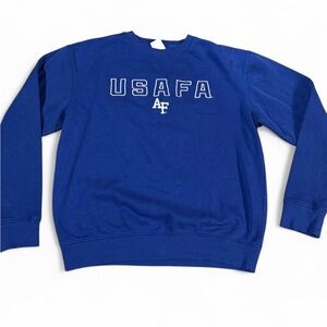 Champion Y2K USA Airforce FA blue sweatshirt